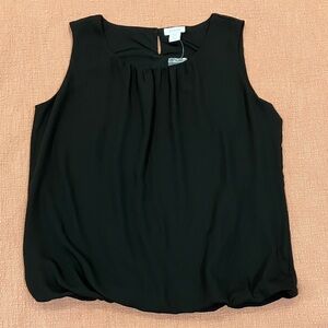 Kenar Black Sleeveless lined Blouse